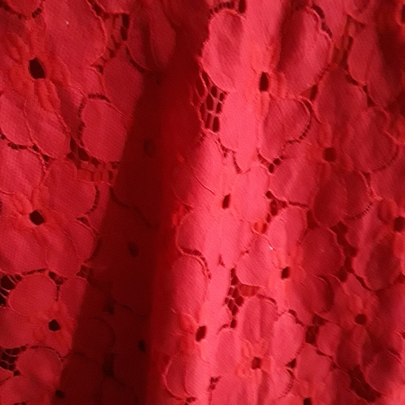 Dress Tommy Hilfiger Red Lined Sleeveless Size XL - Picture 2 of 7